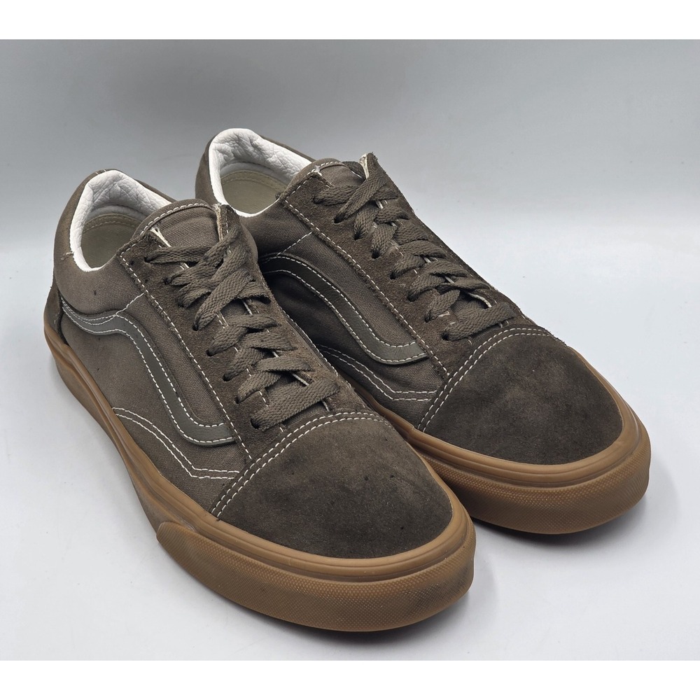 Vans Old Skool Canteen Gum Men's 8 Women's 9.5 Suede Canvas Sneakers